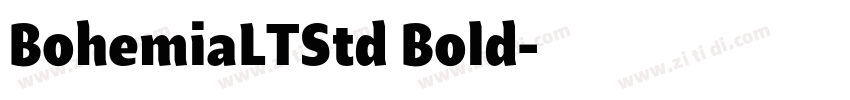 BohemiaLTStd Bold字体转换